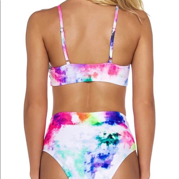 Tie Dye Two Piece Bikini Swim Set - Picture 4 of 6